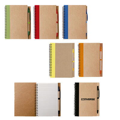 LIBRETA ECOLOGICA DE COLORES PROMOCIONAL PUBLIPROMOCIONALES La libreta ecologica de colores con todo es una idea original