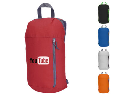 MOCHILA CON CIERRE PROMOCIONAL PUBLIPROMOCIONALES La mochila con cierre lateral es sin duda uno de los mejores regalos para tus empleados