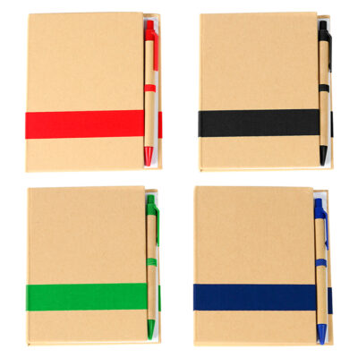 LIBRETAS PEQUEÑAS CON PASTA DURA Libretas pequeñas con pasta dura un excelente promocional ya que ademas cuenta con pluma y 50 hojas blancas