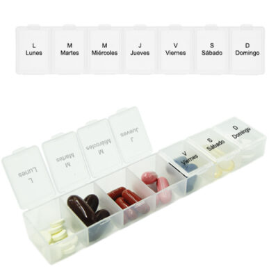 PASTILLERO SEMANAL Pastillero semanal sin duda ideal para llevar un control de tus medicinas dia a dia ademas se puede imprimir 