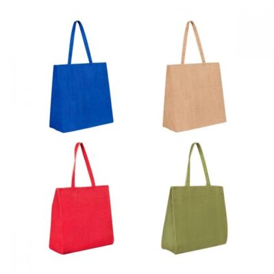 BOLSAS DE YUTE Bolsas de yute sin duda de muy bonitos colores ademas son ecologicas y se pueden imprimir con tu logo