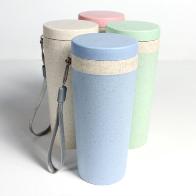 TERMO DE FIBRA DE TRIGO Termo de fibra de trigo sin duda algo novedoso por el material del que esta hecho ademas promueves el cuidado al medio ambiente 