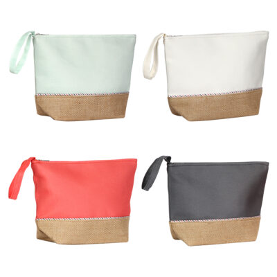 BOLSAS PARA MAQUILLAJE Bolsas para maquillaje sin duda con un diseño muy bonito porque son de 2 materiales diferentes ademas se pueden grabar  