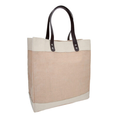 BOLSA YUTE CON ASAS DE CURPIEL Bolsa yute con asas de curpiel sin duda de excelente precio y calidad ademas se puede imprimir con tu logo