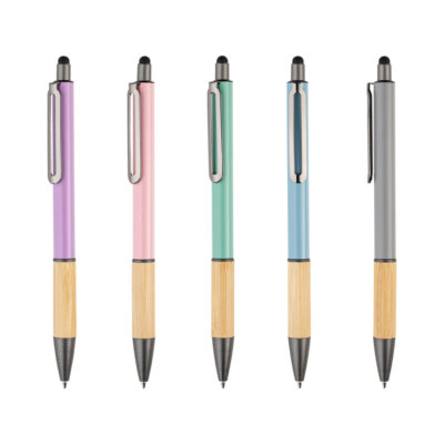 PLUMAS DE GEL TINTA AZUL Plumas de gel tinta azul sin duda algo diferente por su tinta y el color de esta ademas tiene bambu y aluminio