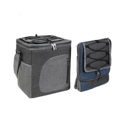 HIELERA PLEGABLE Hielera plegable sin duda ideal para llevarla a todas partes ademas tiene un acceso rapido en la parte superior para no abrir toda la hielera