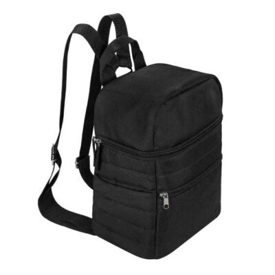 LONCHERA TIPO MOCHILA Lonchera tipo mochila sin duda algo diferente para llevar todos tus alimentos ademas tiene un bolso frontal con cierre y asas 