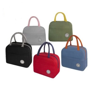 LONCHERAS CON INTERIOR METALIZADO Loncheras con interior metalizado sin duda ideal para llevar todos tus alimentos ademas tiene una bolsa frontal