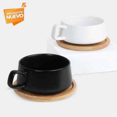 taza wuhan personalizada con logo de empresa