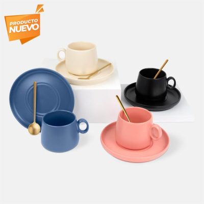 set de taza personalizada con logo de empresa