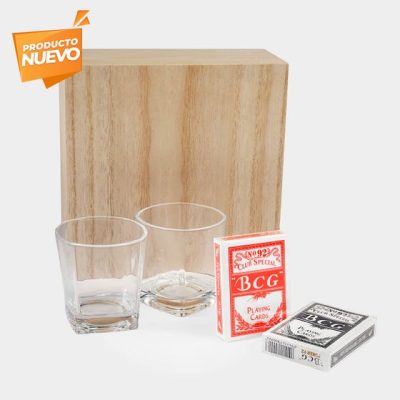 set de bar personalizada con logo