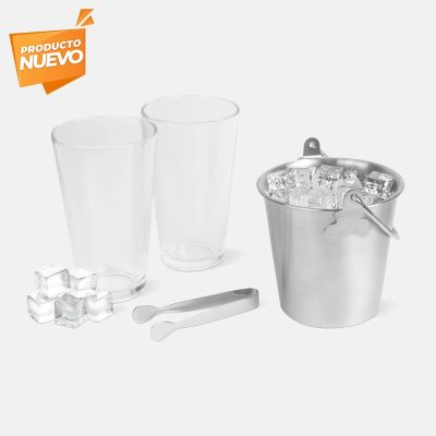 set de bar personalizada con logo