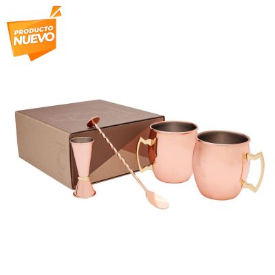 set de mixología personalizada con logo
