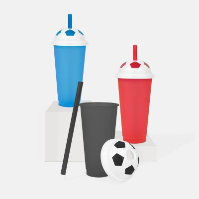 vaso jas soccer personalizada con logo de empresa