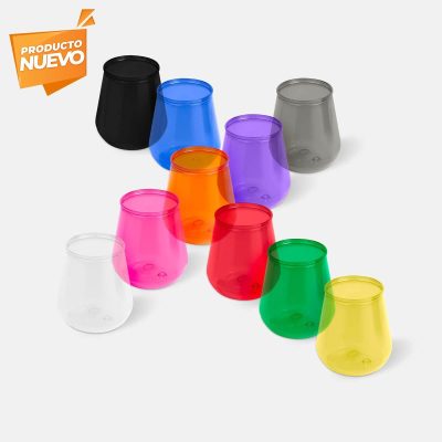vaso clink personalizada con logo de empresa