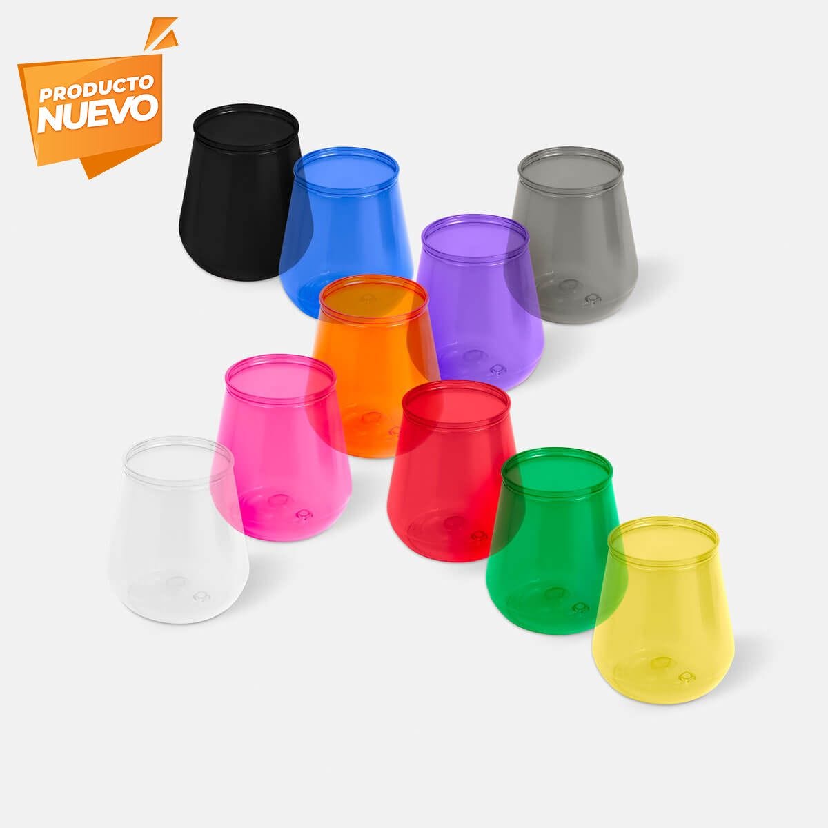 vaso clink personalizada con logo de empresa