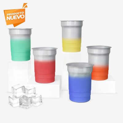 vaso renk personalizada con logo de empresa