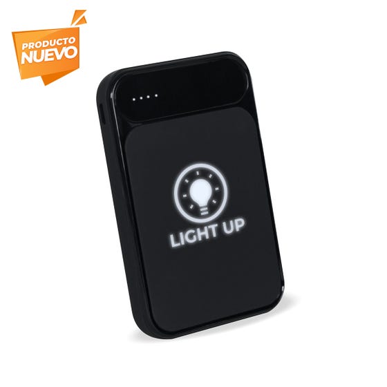 power bank lumina personalizada con logo de empresa