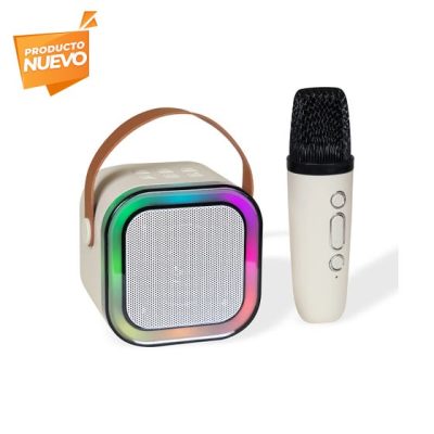 bocina karaoke idol personalizada con logo de empresa