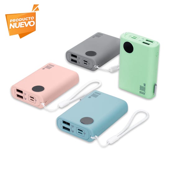 power bank musk personalizada con logo de empresa