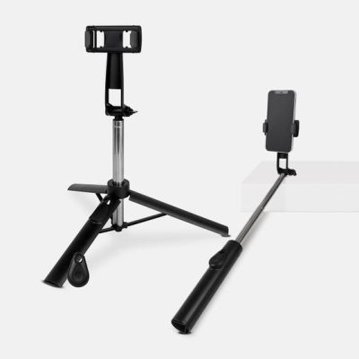 selfie stick surat personalizada con logo de empresa