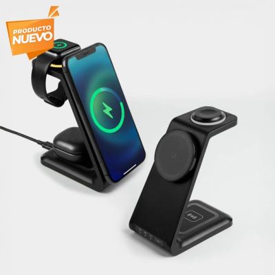 multicargador inalámbrico nomai personalizada con logo de empresa