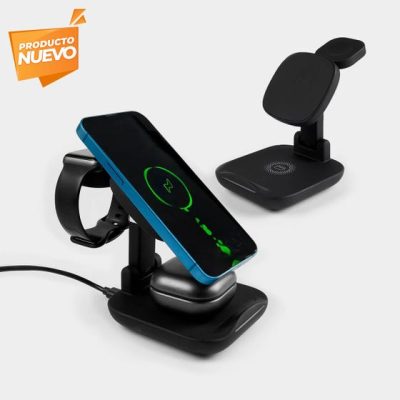 multicargador inalámbrico orano personalizada con logo de empresa