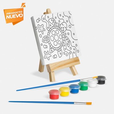 set de pintura koopa personalizada con logo de empresa