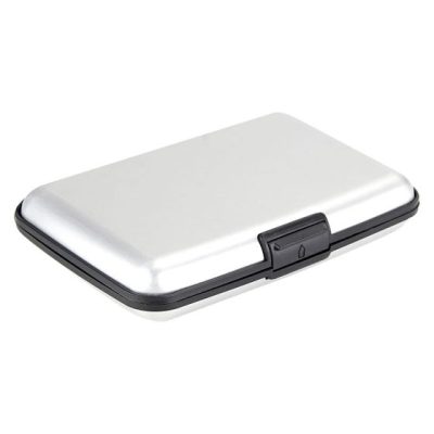 tarjetero save personalizada con logo de empresa