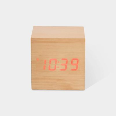 reloj time cube personalizada con logo de empresa