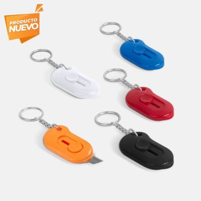 llavero cúter lio personalizada con logo de empresa