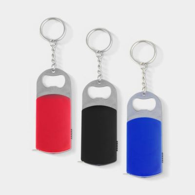 llavero destapador kinzig personalizada con logo de empresa