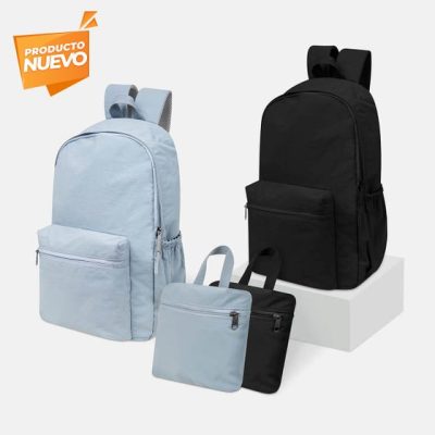 mochila alus personalizada con logo de empresa