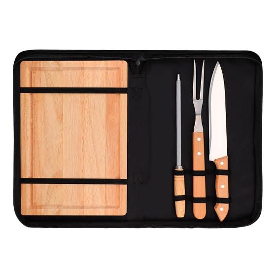 set de cocina ribeira personalizada con logo de empresa