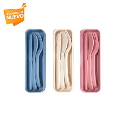 set de cubiertos thai personalizada con logo de empresa