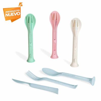 set de cubiertos florencia personalizada con logo de empresa
