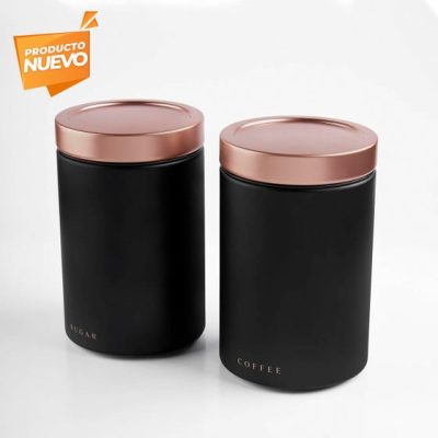 set de contenedores cannes personalizada con logo de empresa