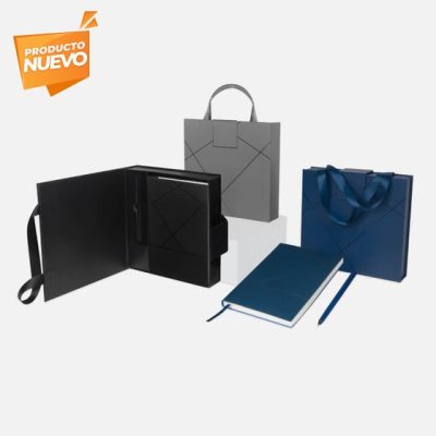 set de libreta timantti personalizada con logo de empresa