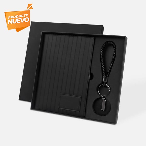 set de libreta reki personalizada con logo de empresa