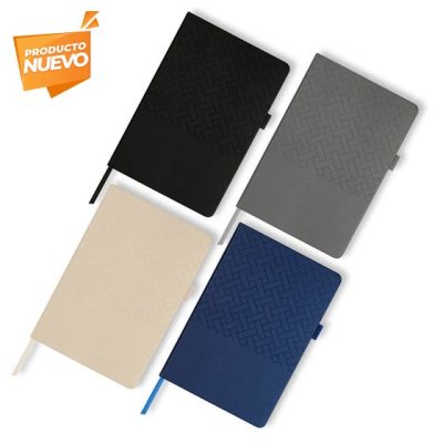 libreta tesut personalizada con logo de empresa