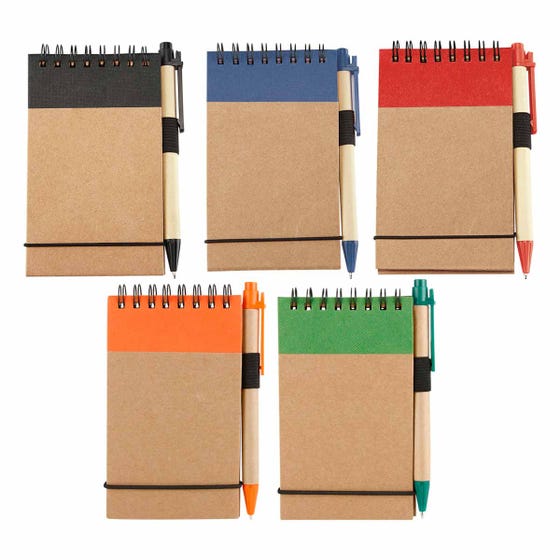 libreta green planet personalizada con logo de empresa