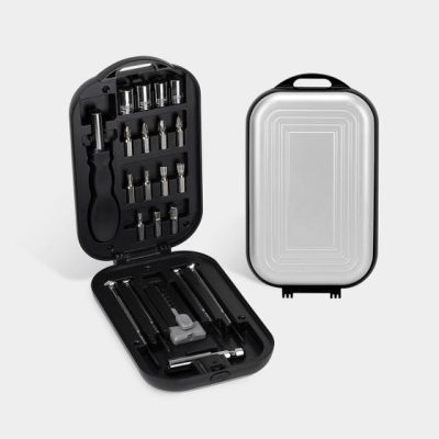 set de herramientas cristobal personalizada con logo de empresa