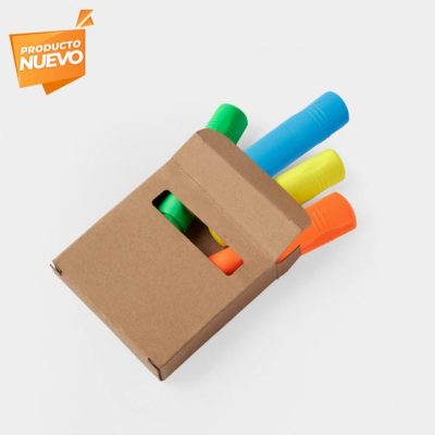 set de marcatextos dash personalizada con logo de empresa