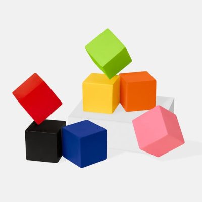 anti-stress cubo personalizada con logo de empresa