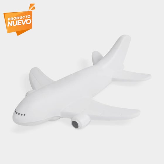 anti-stress avion personalizada con logo de empresa
