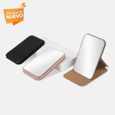 espejo plegable ainé personalizada con logo de empresa