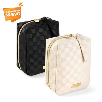 cosmetiquera joanna personalizada con logo de empresa