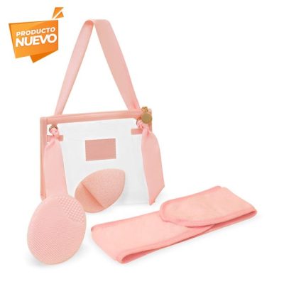 set limpieza facial naima personalizada con logo de empresa