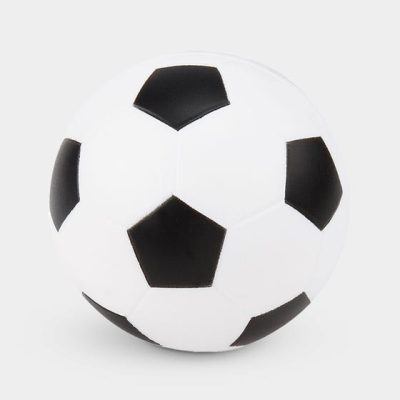 pelota anti-stress fútbol personalizada con logo de empresa