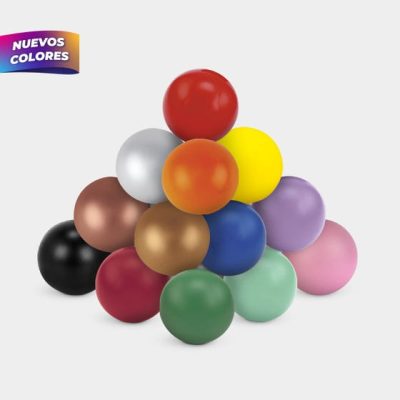 pelota anti-stress lisa personalizada con logo de empresa